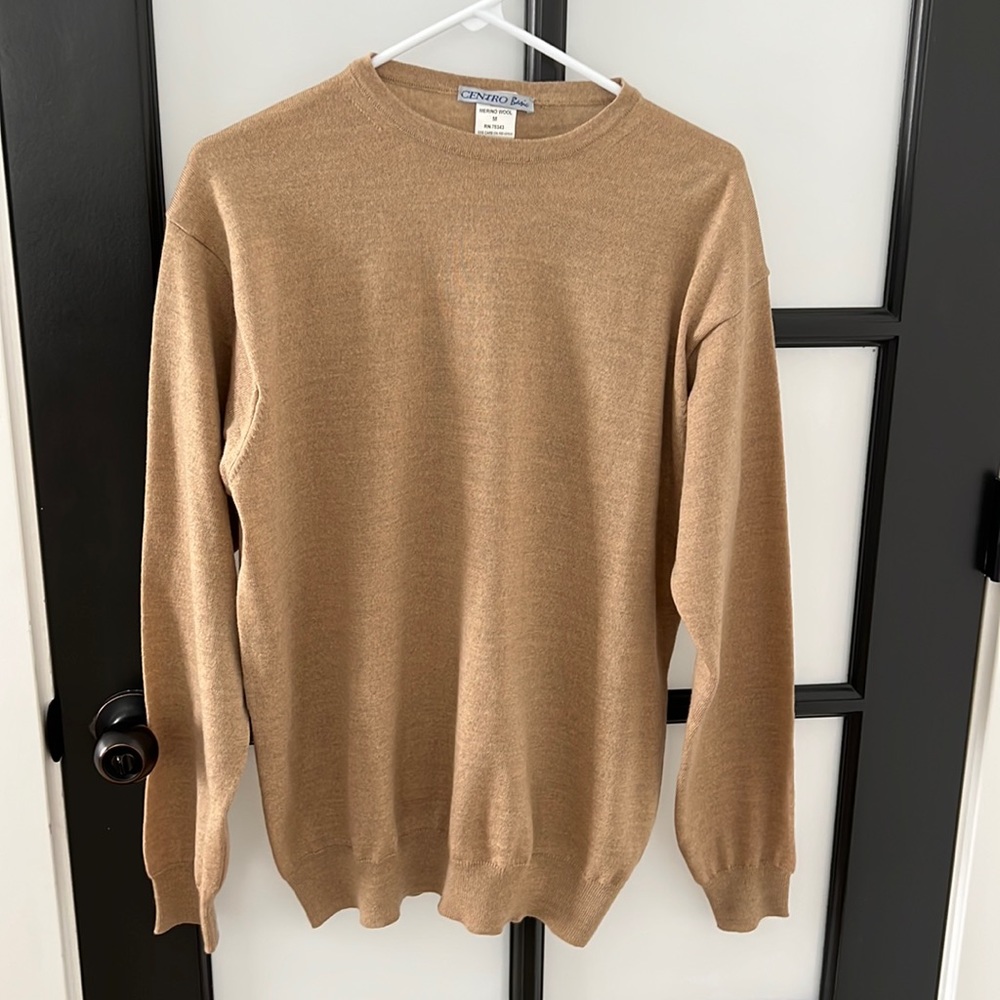 CENTRO Basic Men’s 100% wool sweater size M